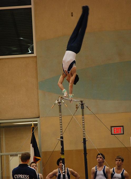 Alamo Challenge:  February of last year in San Antonio, TX, Anderson performed on the highbar and placed second in Nationals.