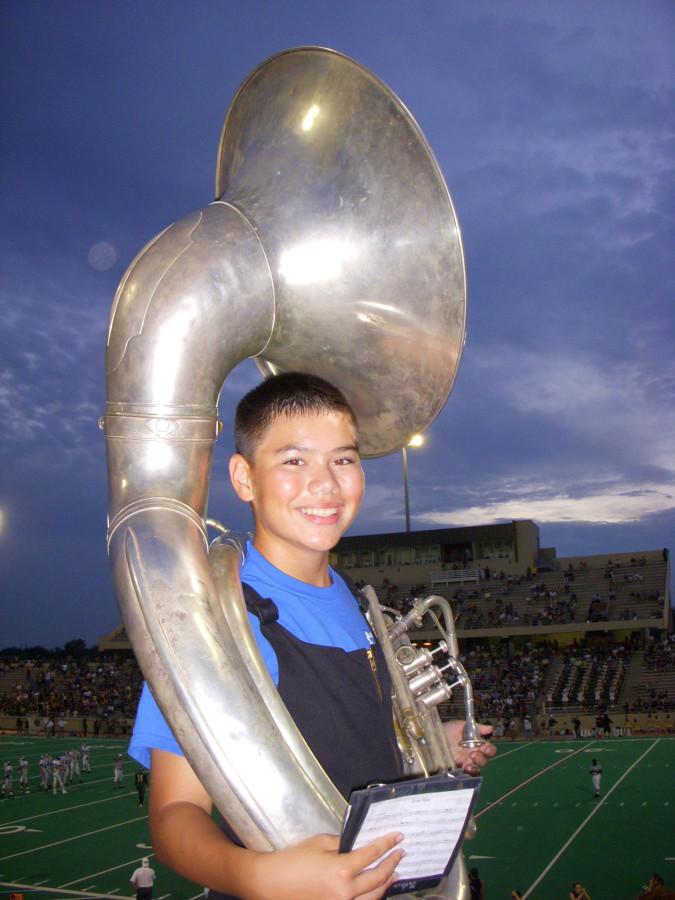 Josh Vandervort participates in several school activities including band and Young Republicans.