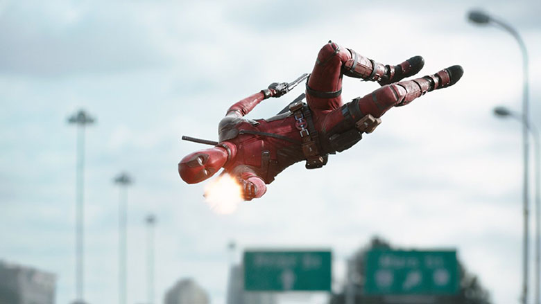 Ryan Reynolds in &quot;Deadpool.&quot; (Photo courtesy 20th Century Fox/TNS)
