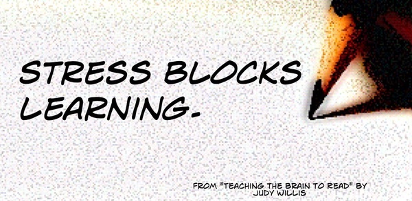 Educational Postcard: Stress blocks learning by Ken Whytock is licensed under CC BY-NC 2.0