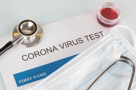 Coronavirus test concept by wuestenigel is licensed under CC BY 2.0