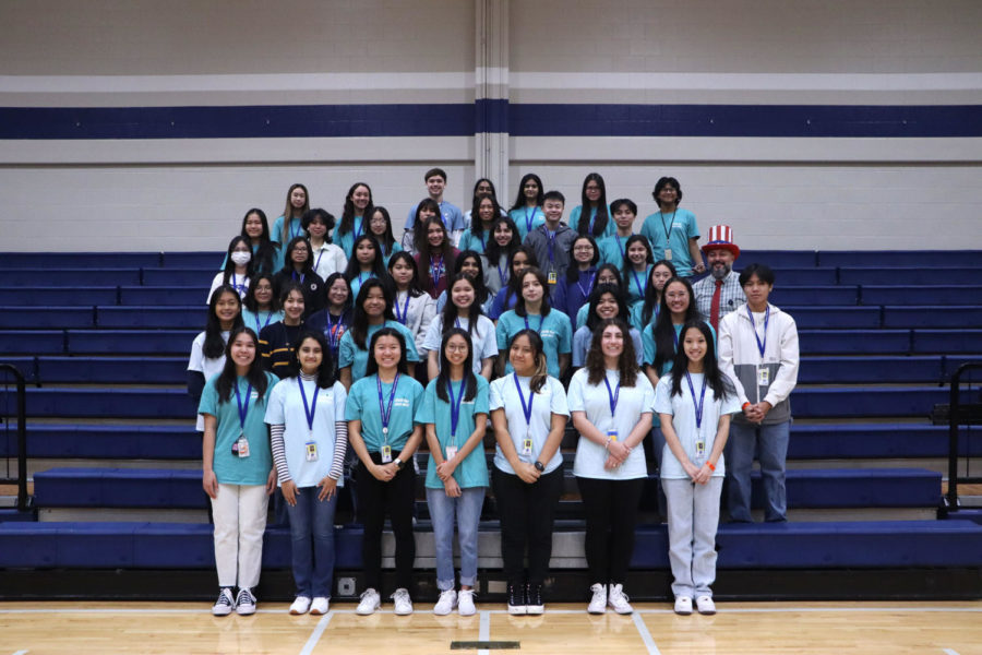 The 2022-2023 Key Club. Photo by Cougar Pride yearbook staff.