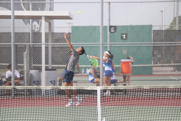 Rokko Martinez competes against Cypress Ridge Oct. 4, 2023.